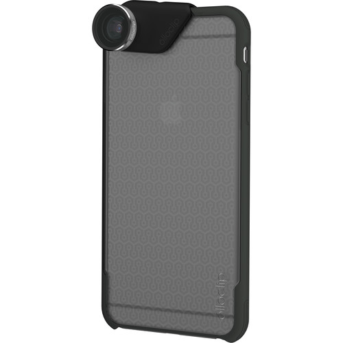 Объектив Olloclip OC-0000114-EU 4-in-1 Combo Lens for iPhone 6 + olloCase - Black/Silver Lens, Clear/Dark Gray Case