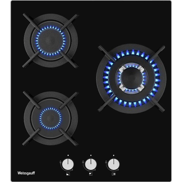 Варочная поверхность Weissgauff HG 430 BGV газовая черный